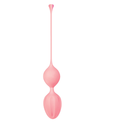 Silikonske roze vaginalne kuglice 95gr  FT001120-1